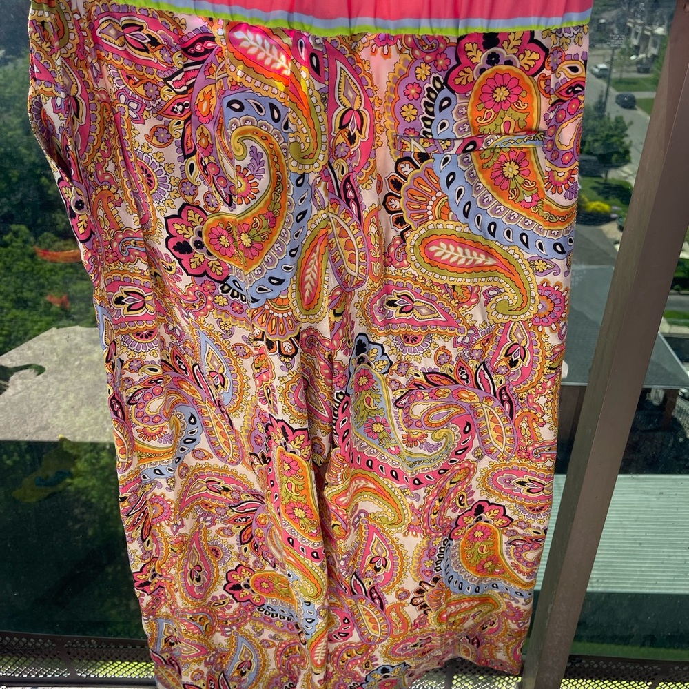 MARELLA Pink and Orange Trousers Vibrant Style